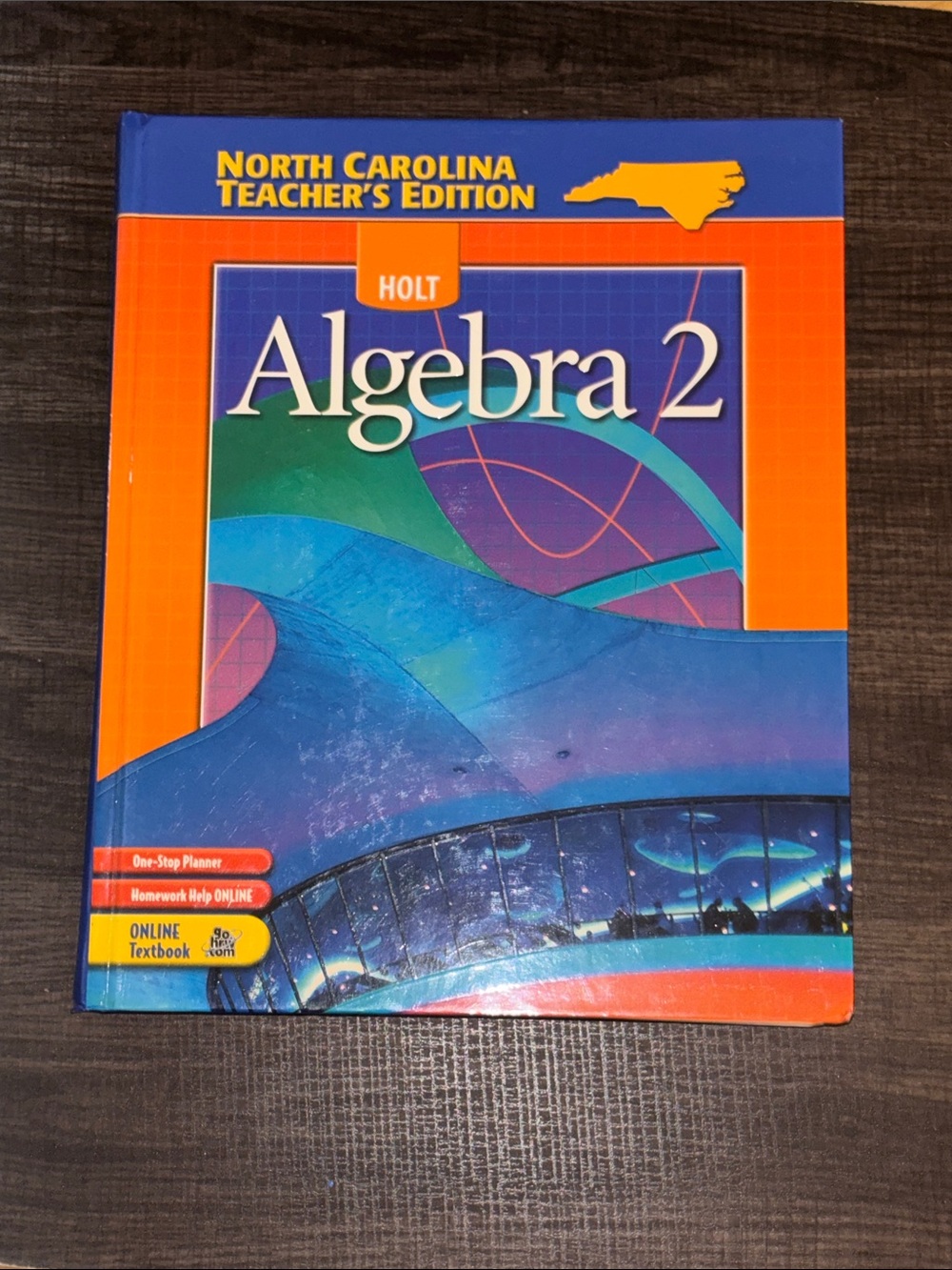 Algebra 2 Hardcover Notebook / Teacher's Edition - Blue & Orange